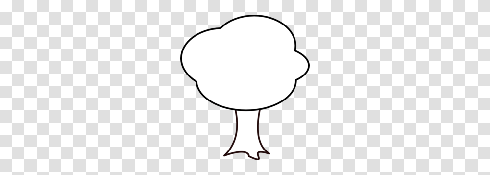 Tree Clipart Black N White, Balloon, Silhouette, Glass, Rattle Transparent Png