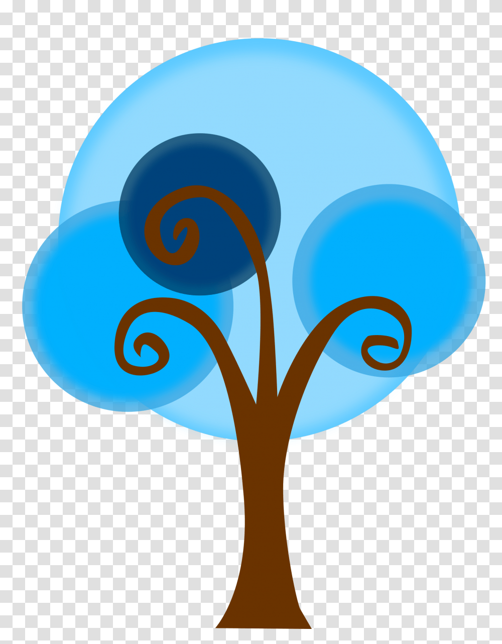 Tree Clipart Blue, Balloon, Pattern, Fractal, Ornament Transparent Png