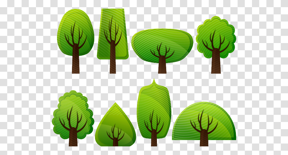 Tree Clipart Clipart Deciduous Tree Simple Trees Clipart, Plant, Green, Weapon Transparent Png