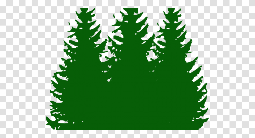 Tree Clipart Clipart Green Tree Pine Tree Silhouette, Plant, Vegetation, Conifer, Fir Transparent Png