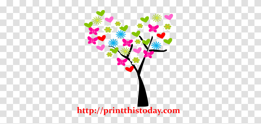 Tree Clipart Floral, Floral Design, Pattern, Rug Transparent Png