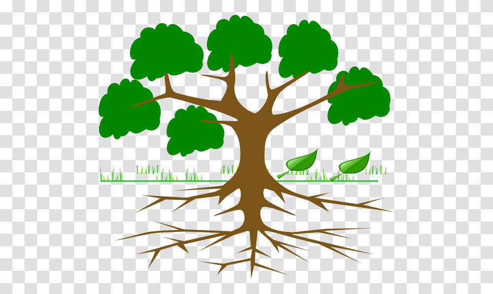 Tree Clipart With Roots Imagenes De Arboles Con Ramas, Plant, Bird, Animal Transparent Png