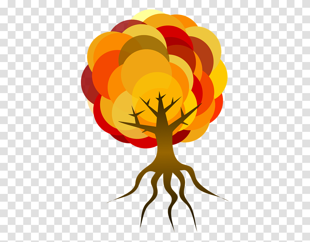 Tree Clipart With Roots, Plant Transparent Png