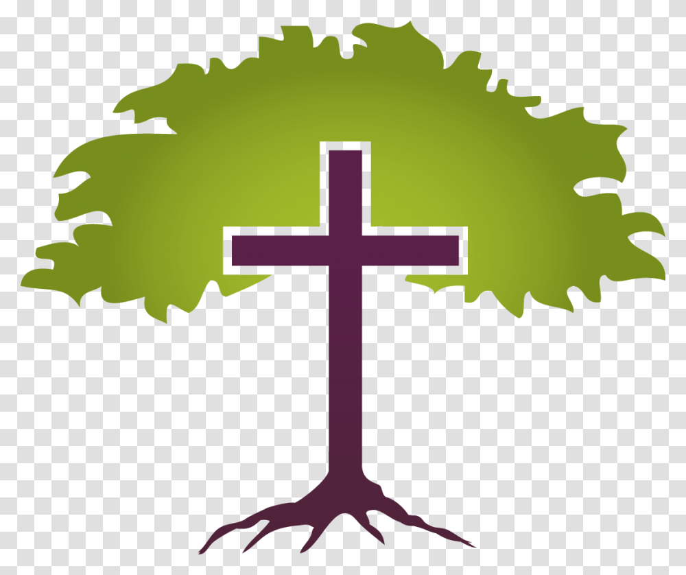 Tree Cross Clipart, Green, Crucifix, Plant Transparent Png