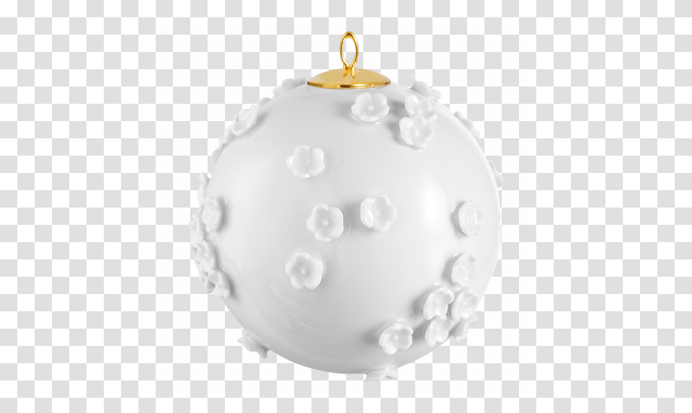 Tree Decoration Snowball Blossom Christmas Ornament, Birthday Cake, Dessert, Food, Cream Transparent Png