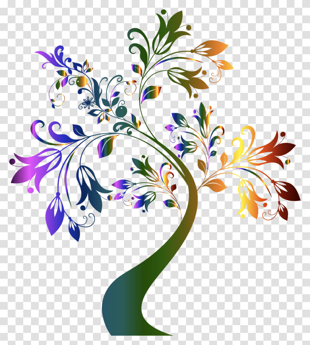 Tree Design, Floral Design, Pattern Transparent Png