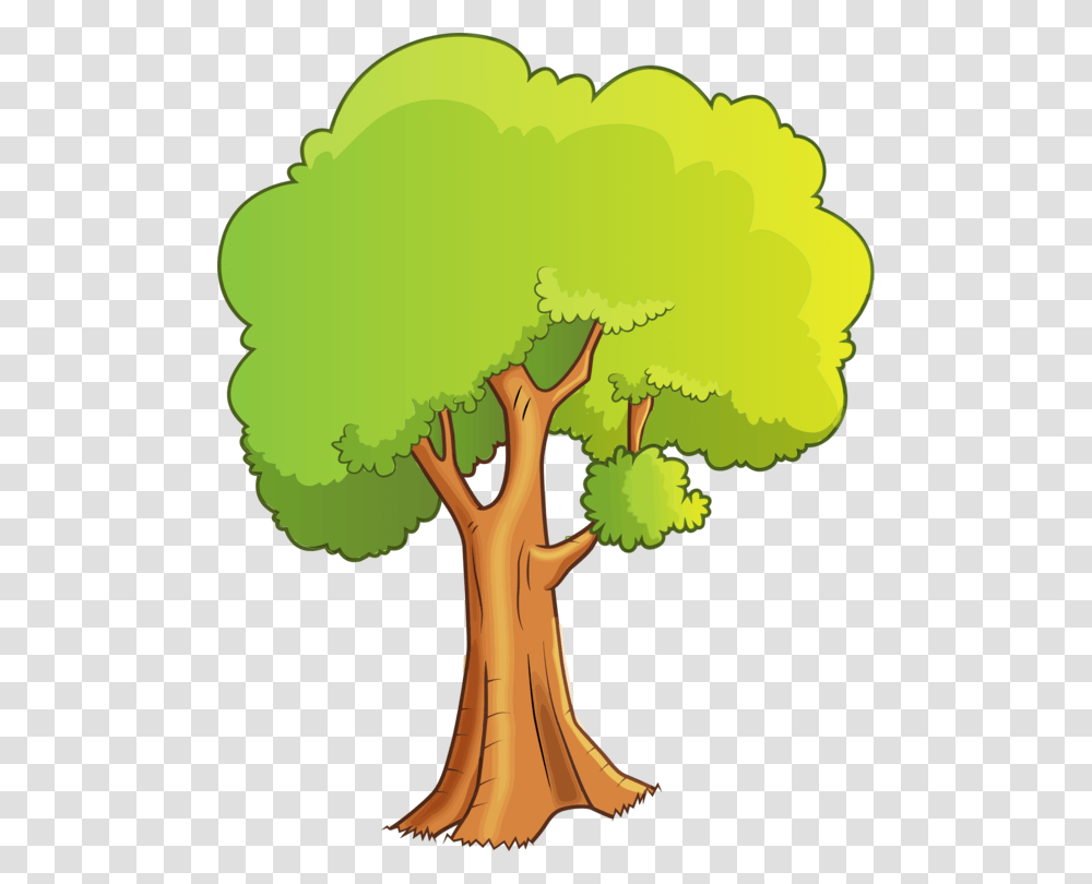 Tree Drawing Cartoon Watercolor Painting, Plant, Fruit, Food, Green Transparent Png