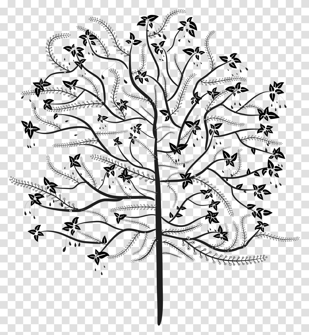 Tree Drawing Line Drawing Koalas, Plant, Pattern, Ornament Transparent Png