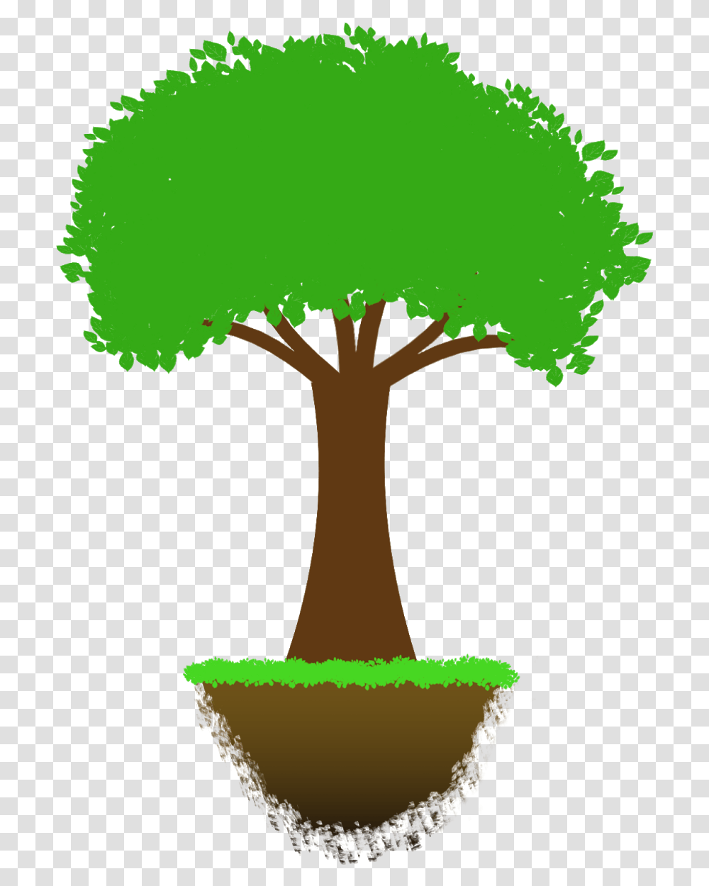 Tree Drawing Oak, Plant, Cross, Symbol, Palm Tree Transparent Png