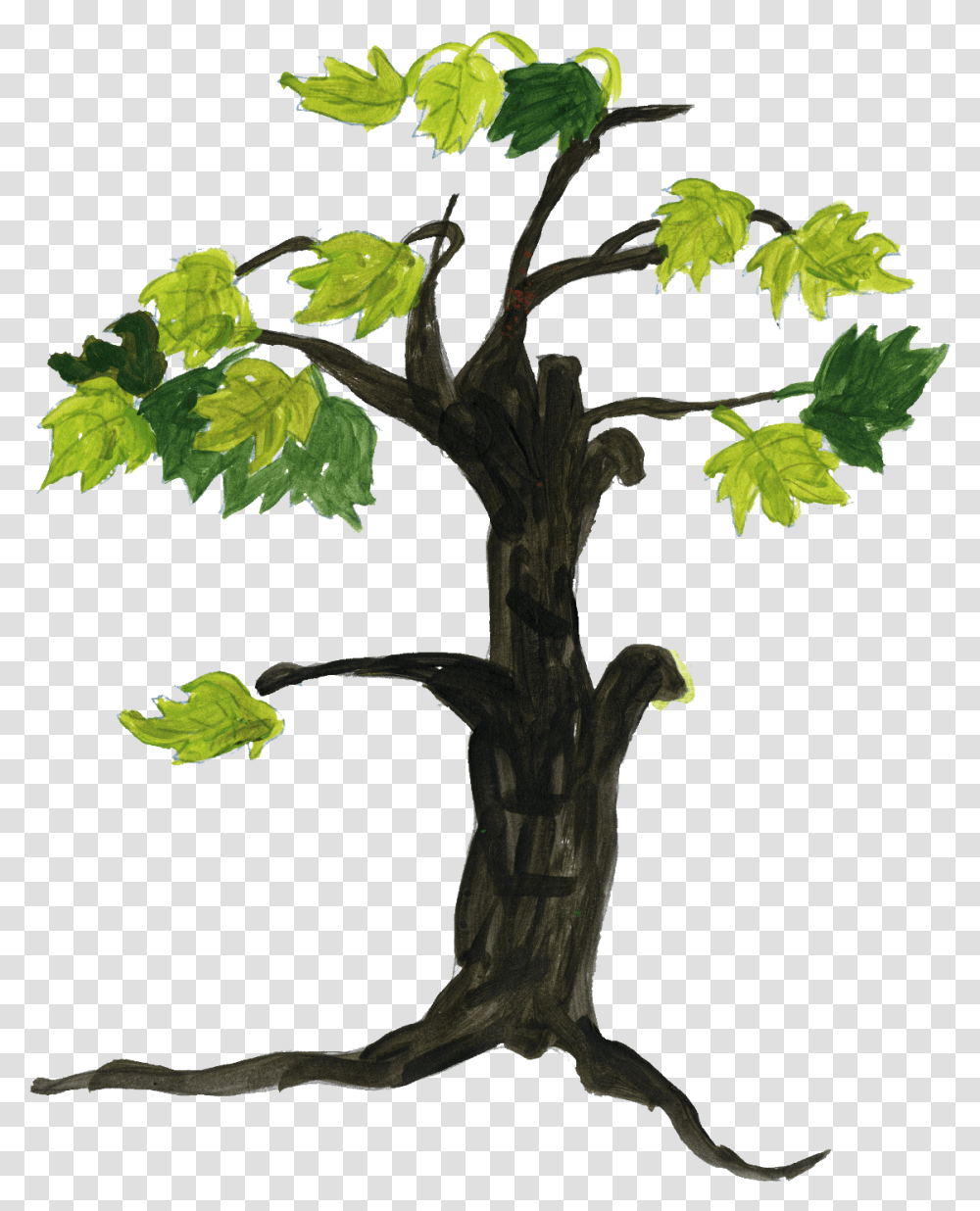 Tree Drawing Tree Drawing Background, Plant, Tree Trunk, Cross, Symbol Transparent Png