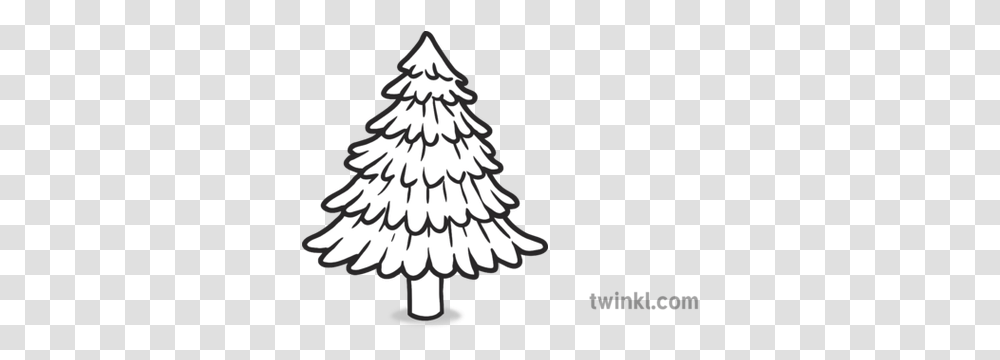 Tree Emoji Emoticon Sms Symbol Bw Rgb Illustration Twinkl New Year Tree, Plant, Ornament Transparent Png