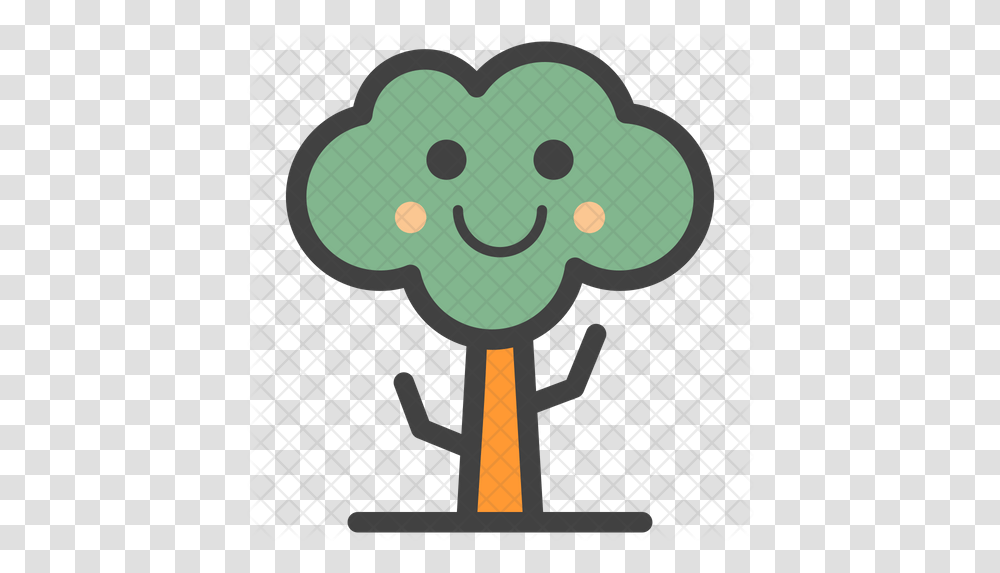 Tree Emoji Icon Cartoon, Key, Hand Transparent Png