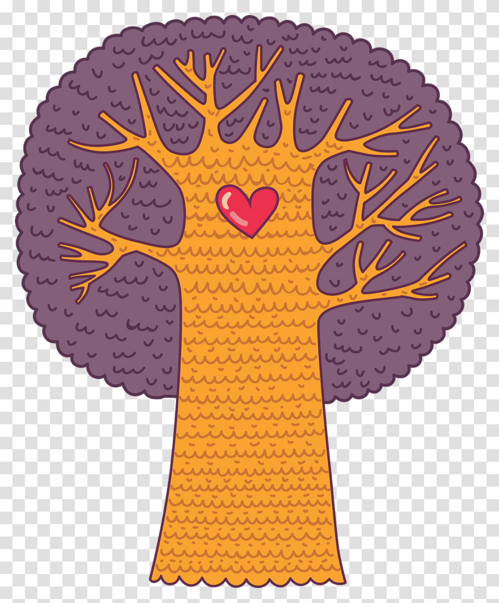Tree, Flare, Light, Heart, Hand Transparent Png