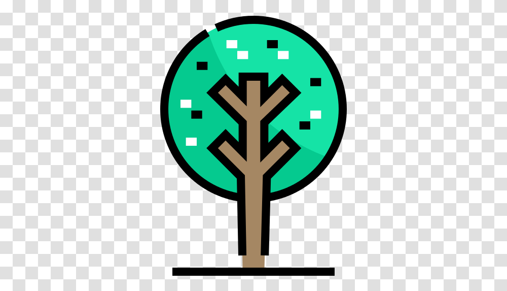 Tree Fruit Icon Repo Free Icons Circle, Cross, Symbol, Emblem, Light Transparent Png