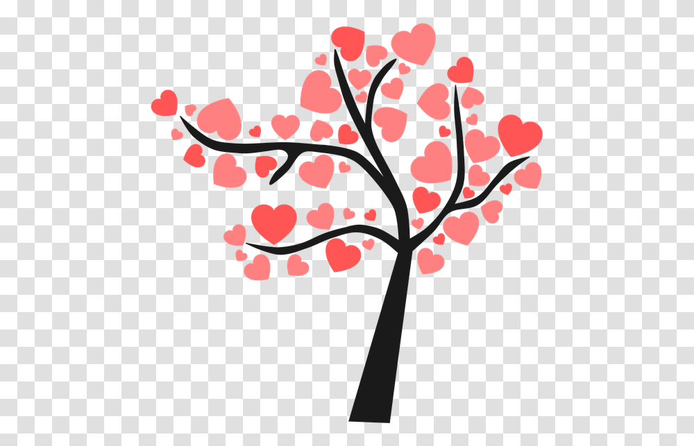 Tree Heart Hearts Arbol De Corazones, Plant, Flower, Blossom, Cherry Blossom Transparent Png