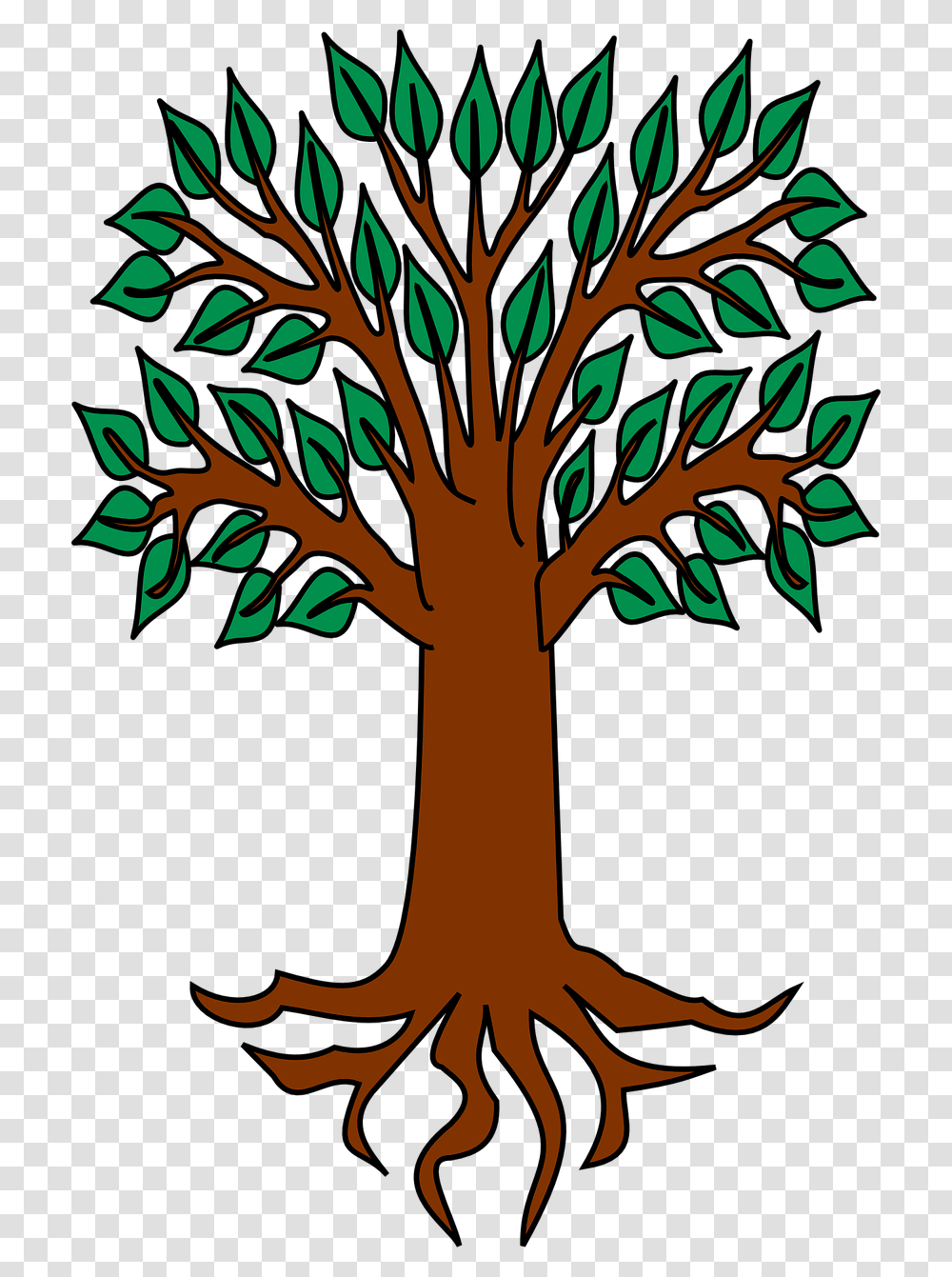 Tree Heraldic Symbol Palm Trees In Heraldry, Plant, Arecaceae, Root, Tree Trunk Transparent Png