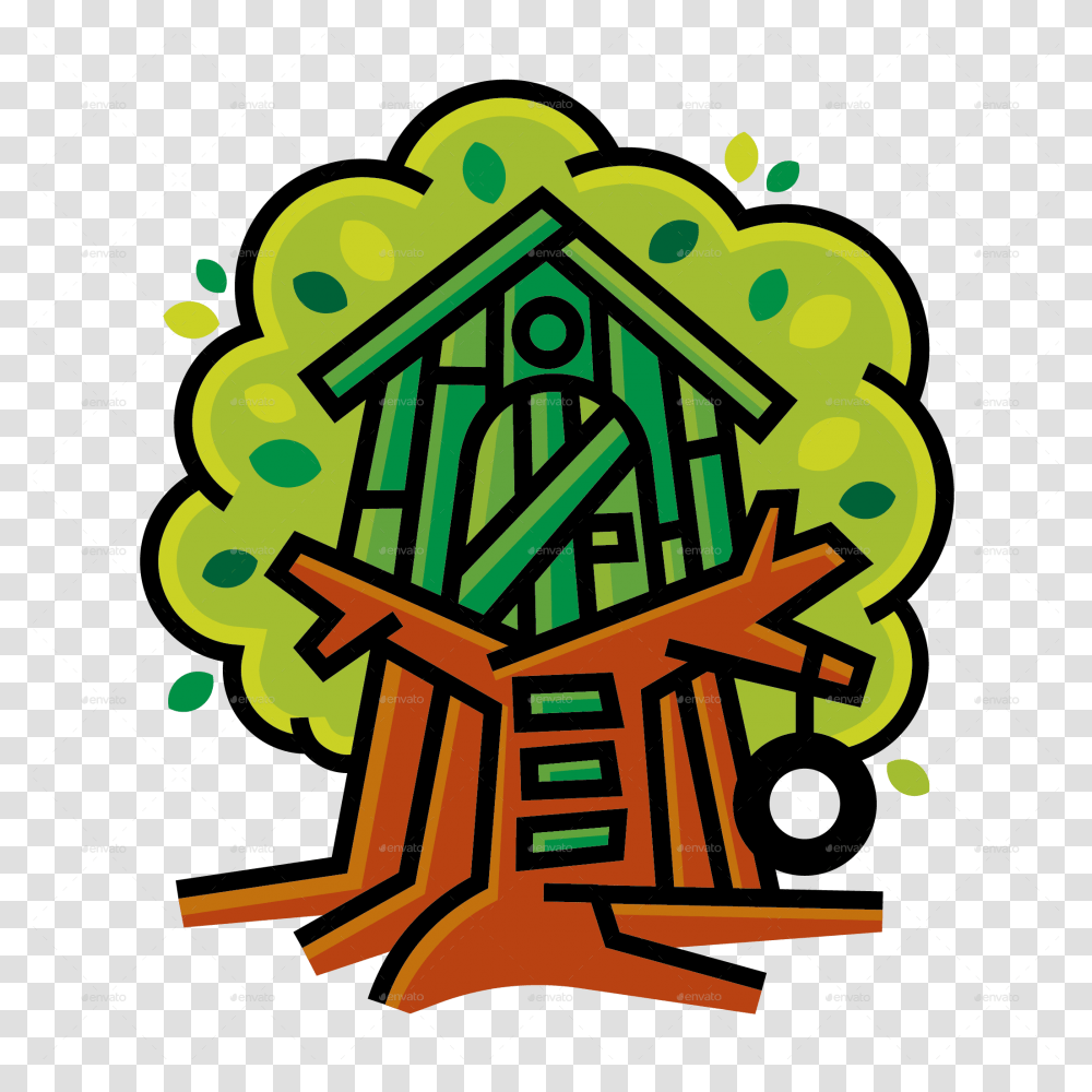 Tree House Clip Art, Graphics, Text, Symbol, Poster Transparent Png