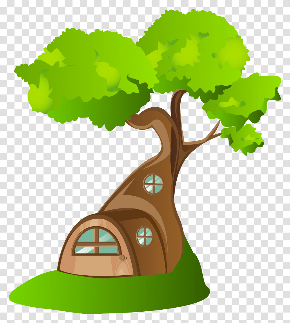 Tree House Clipart Tree House, Plant, Vegetation, Vase, Jar Transparent Png