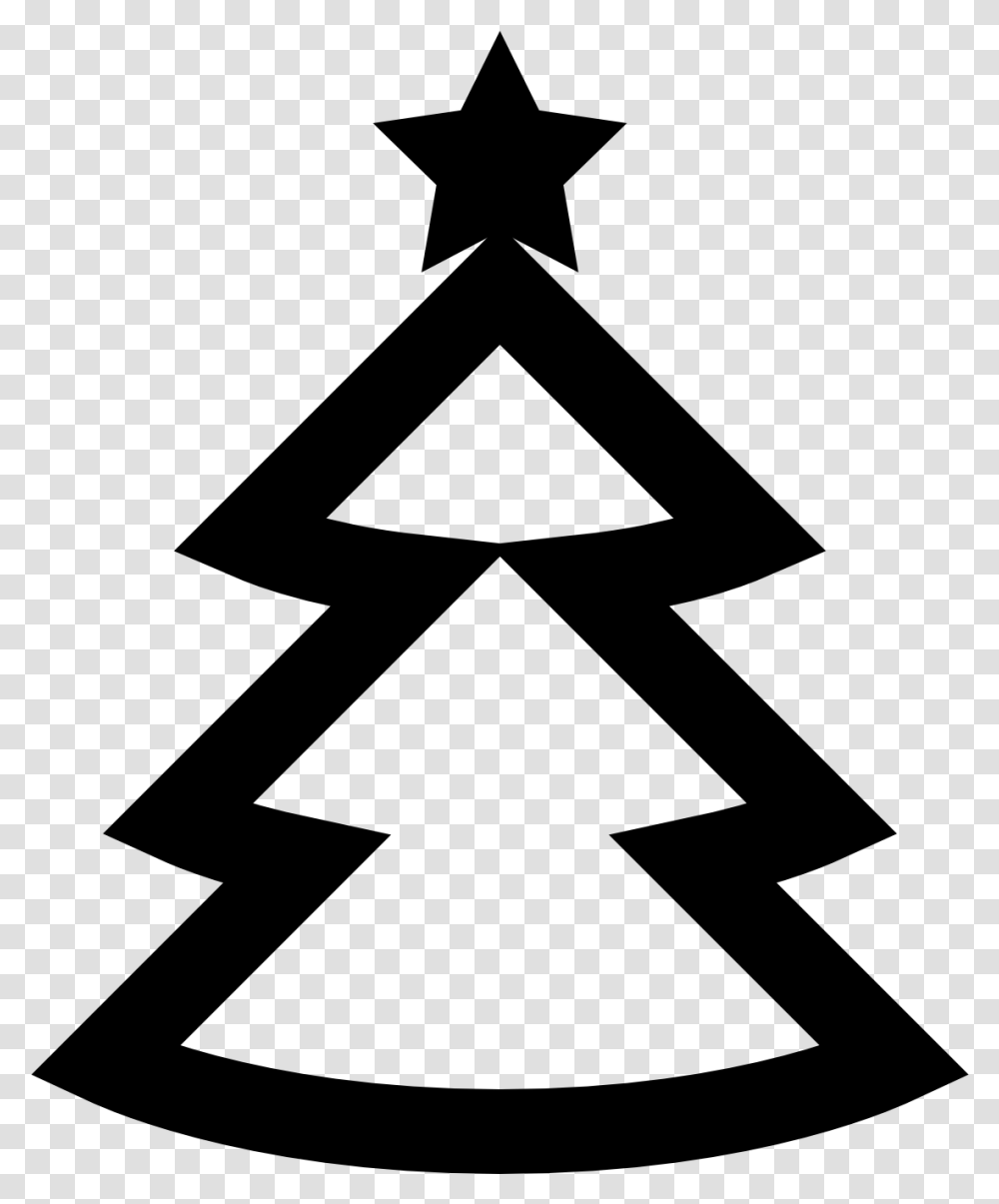 Tree Icon Black Christmas Tree Symbol Hd Christmas Tree Symbol, Gray Transparent Png
