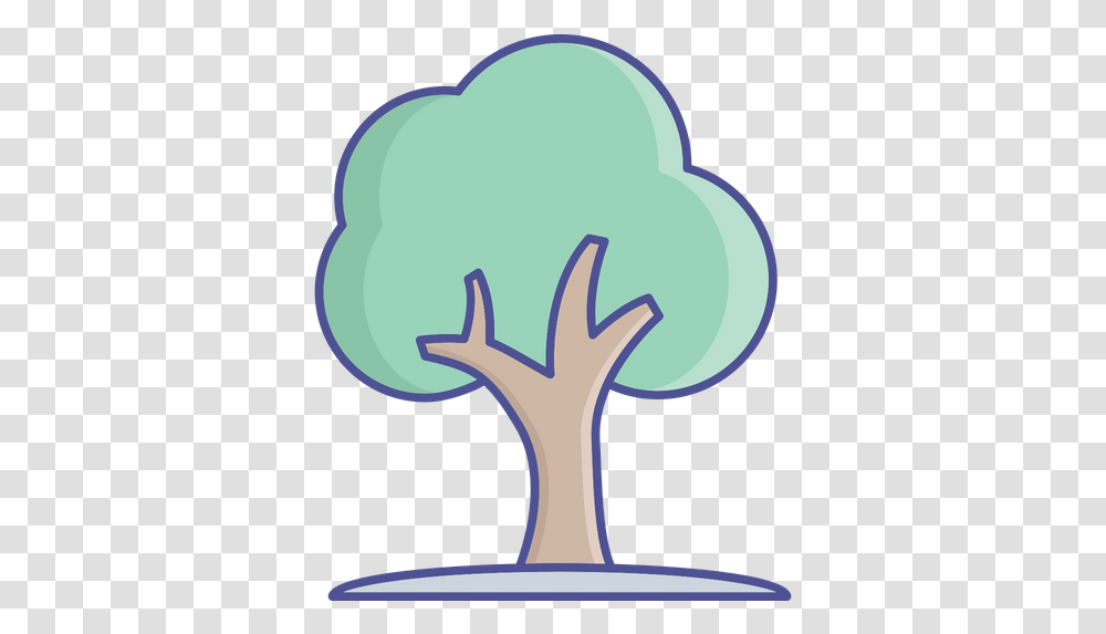 Tree Icon Of Colored Outline Style Available In Svg Tree, Cutlery, Hand, Slingshot Transparent Png