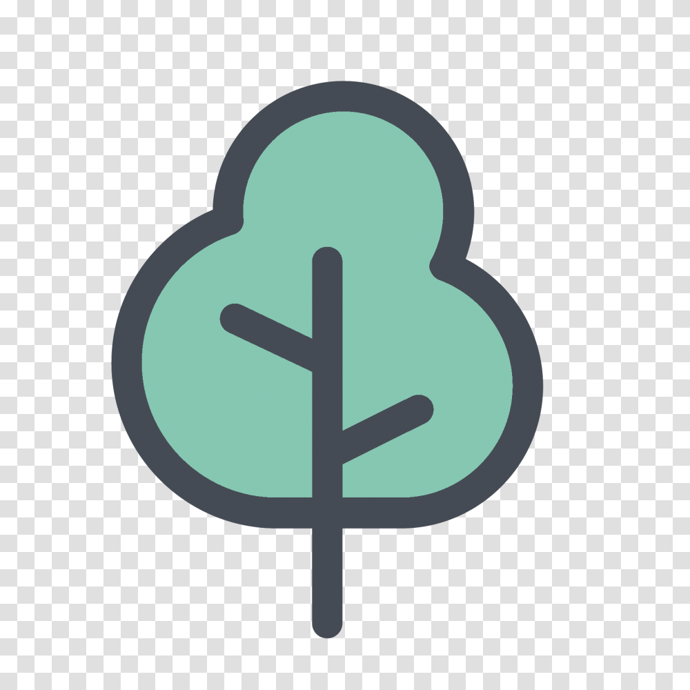 Tree Icon, Cross, Light Transparent Png