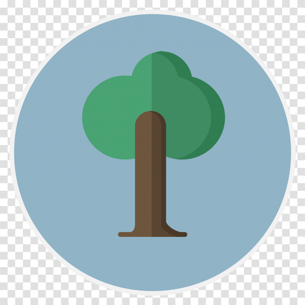 Tree Icon Tree Flat Circle Icon, Word, Logo Transparent Png