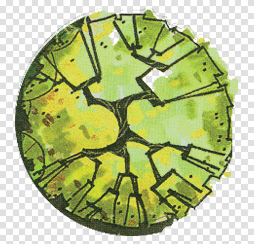 Tree In Plan, Wall Clock, Rug, Sundial Transparent Png