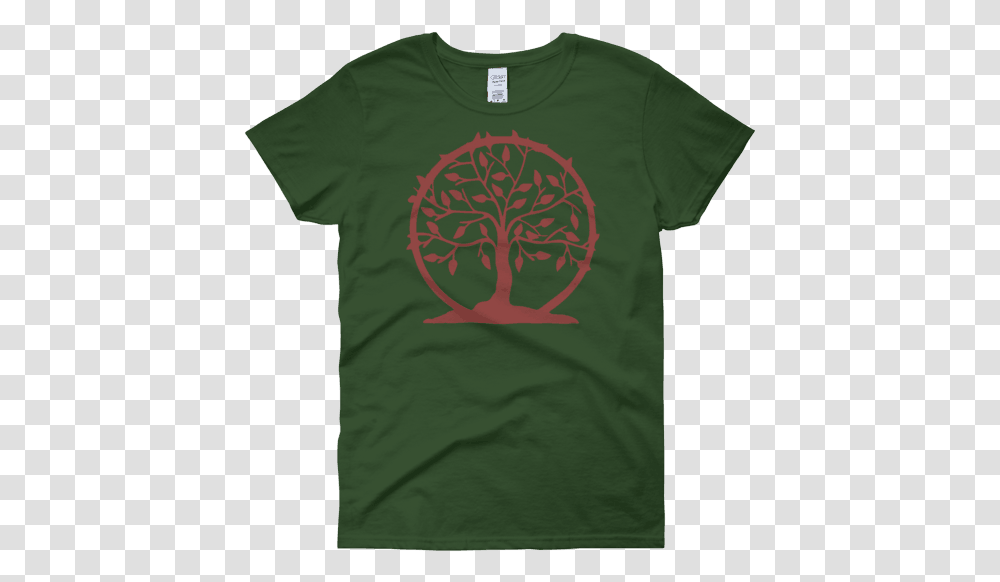 Tree In Zen Circle No Mo Play In Ga T Shirts, Apparel, T-Shirt, Plant Transparent Png