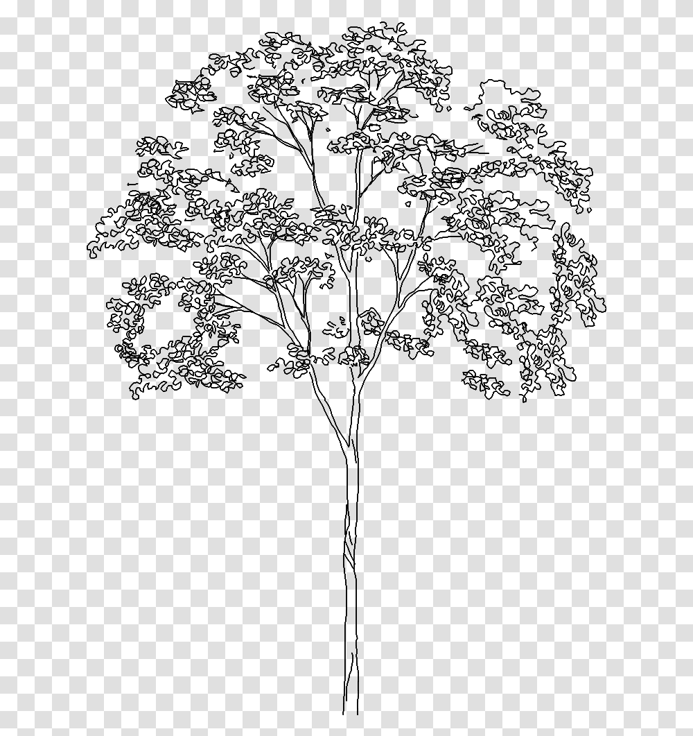 Tree Line Tree Line Drawing, Gray, World Of Warcraft Transparent Png