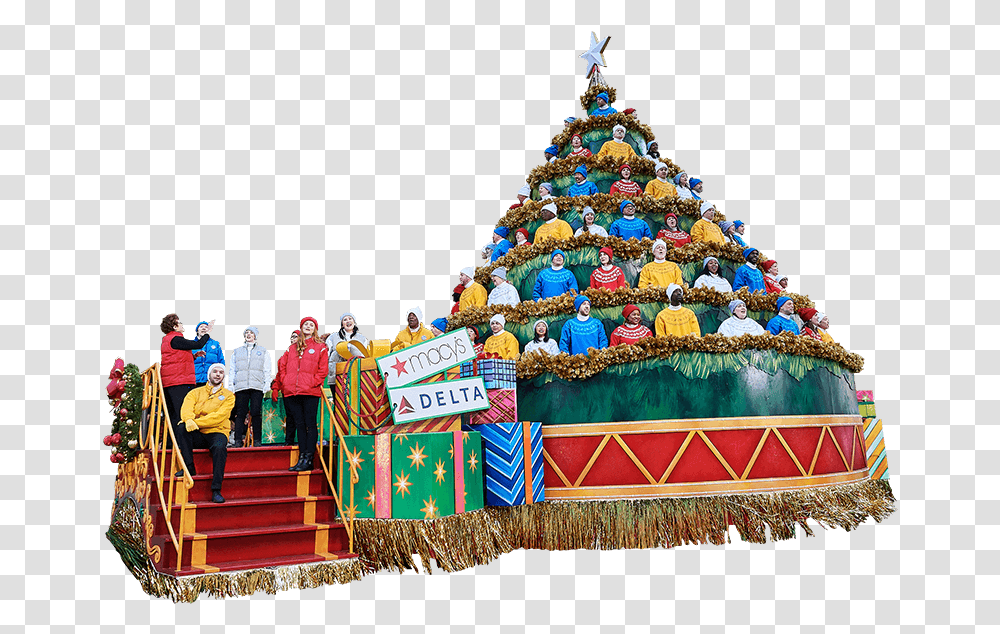 Tree Log Christmas Tree, Person, Human, Festival, Crowd Transparent Png