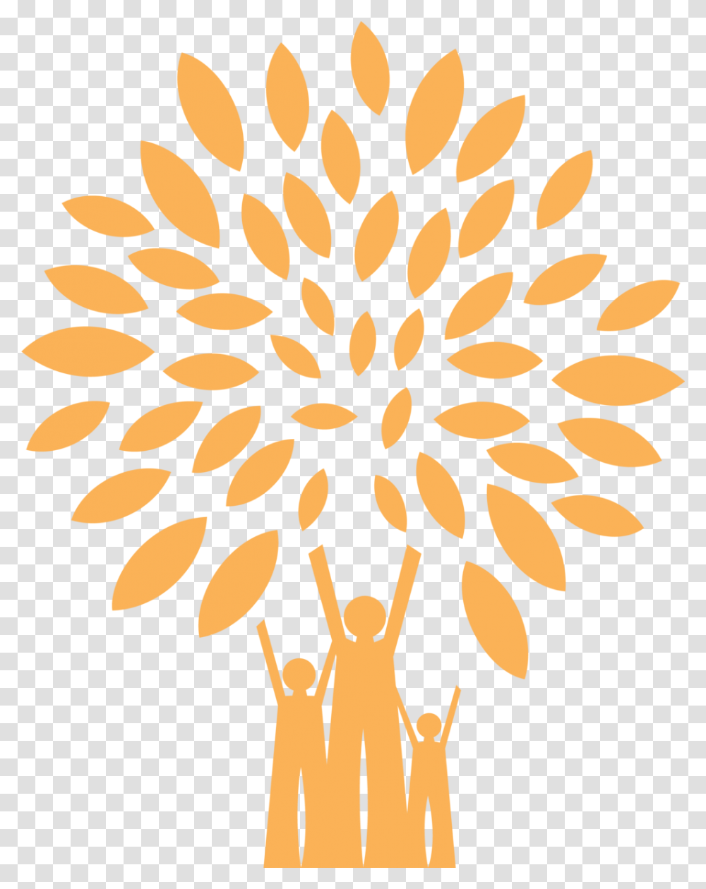 Tree Logo Color 01 Alfreton Grange Arts College, Floral Design, Pattern, Rug Transparent Png