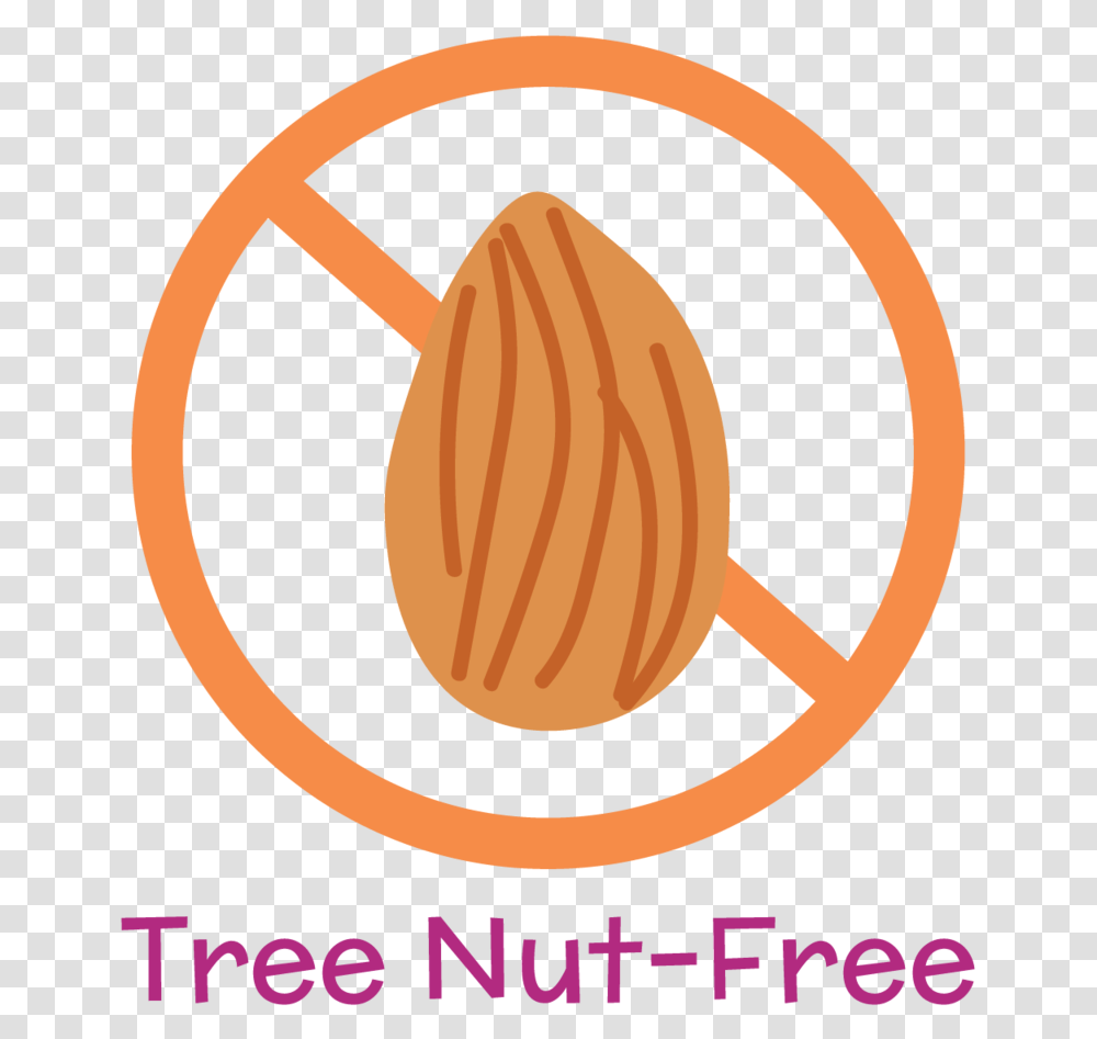 Tree Nut Free Icon Nomster Chef Tree Nut Free Sign, Plant, Vegetable, Food, Almond Transparent Png