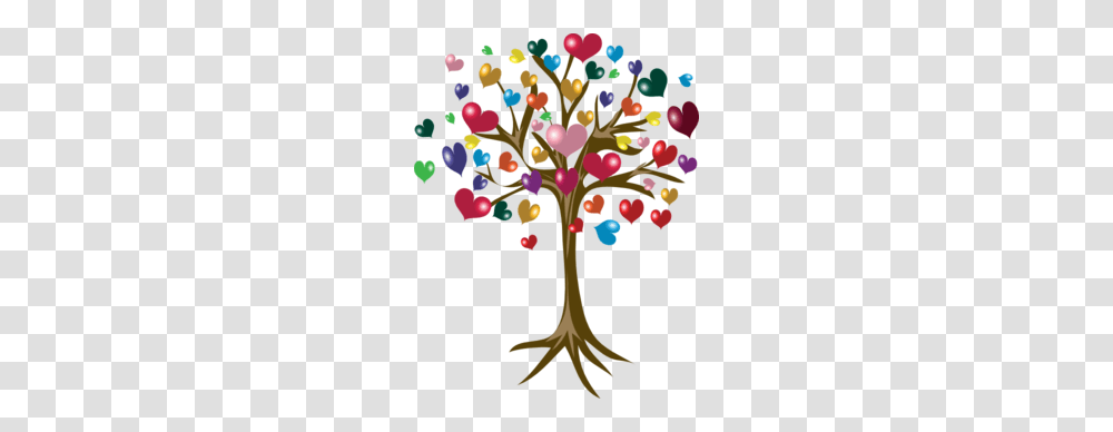 Tree Of Hearts Hearts Heart Heart Tree I Love Heart, Plant, Flower, Blossom Transparent Png