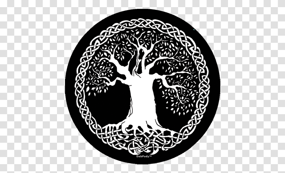 Tree Of Life Dab Pad Tree Of Life, Label, Emblem Transparent Png