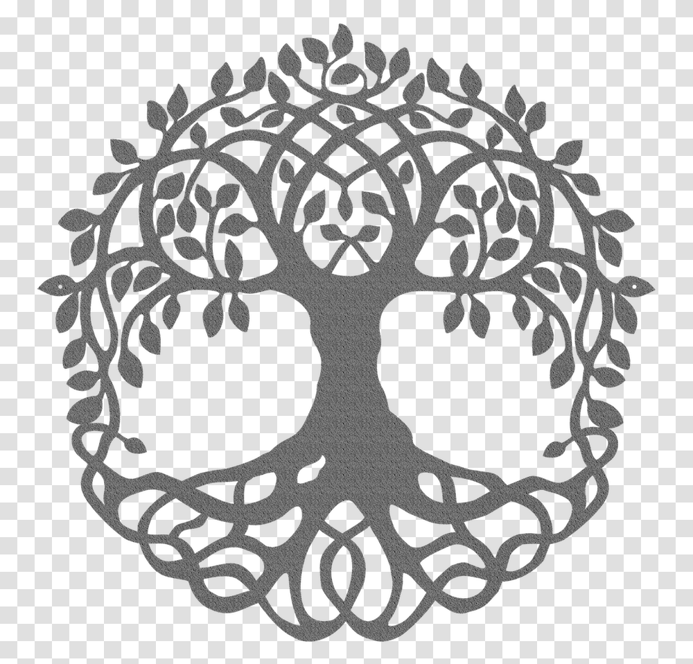 Tree Of Life Metal Wall Art Sign Tree Dxf Files Free, Rug, Lace, Accessories, Accessory Transparent Png