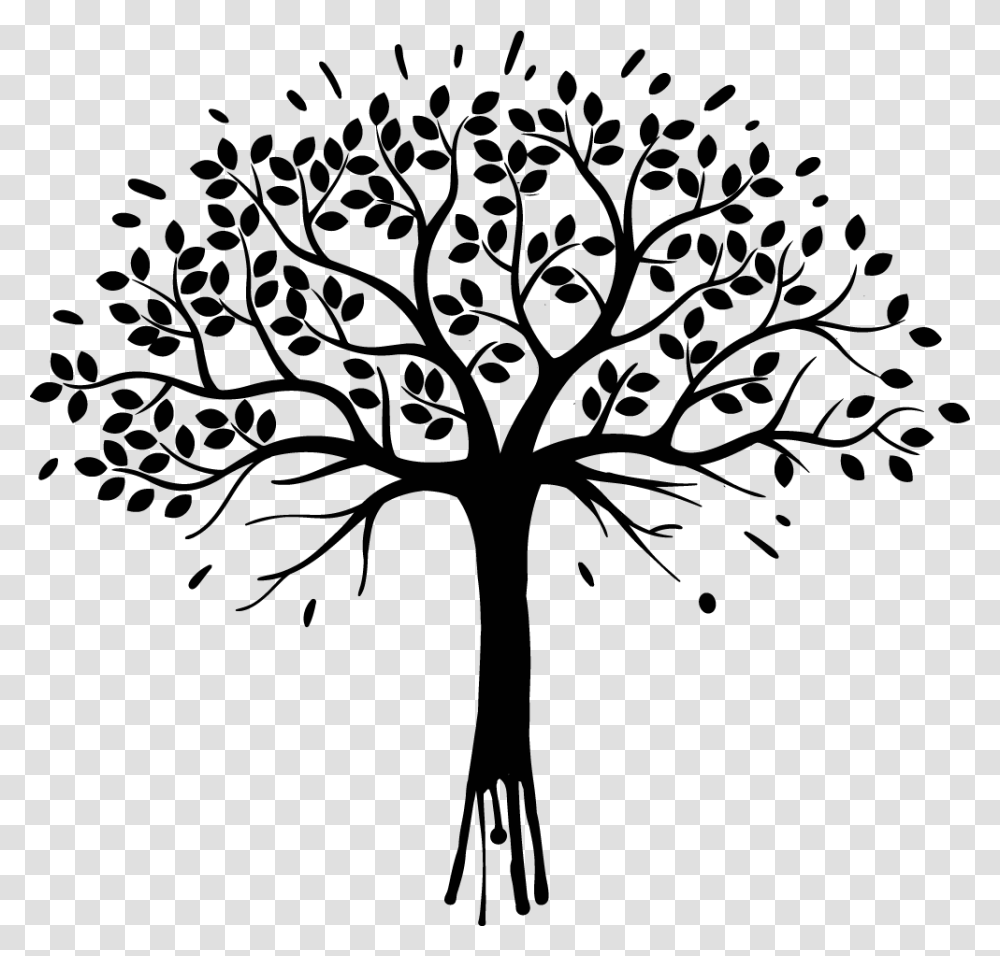 Tree Of Life Silhouette, Nature, Outdoors, Outer Space, Astronomy Transparent Png