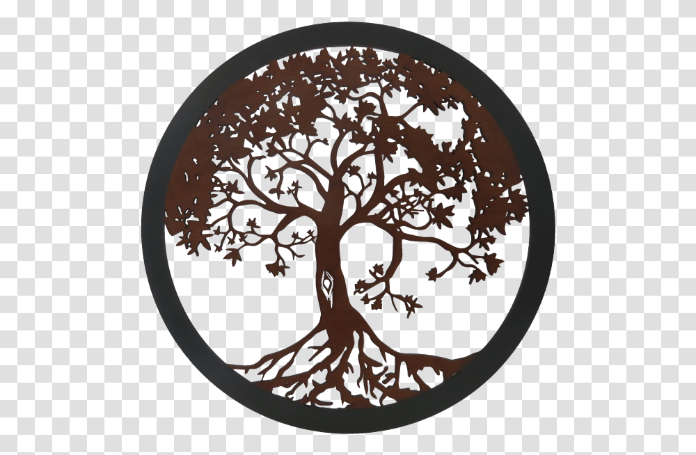 Tree Of Life Symbol Black And White, Plant, Root, Bonsai, Pottery Transparent Png