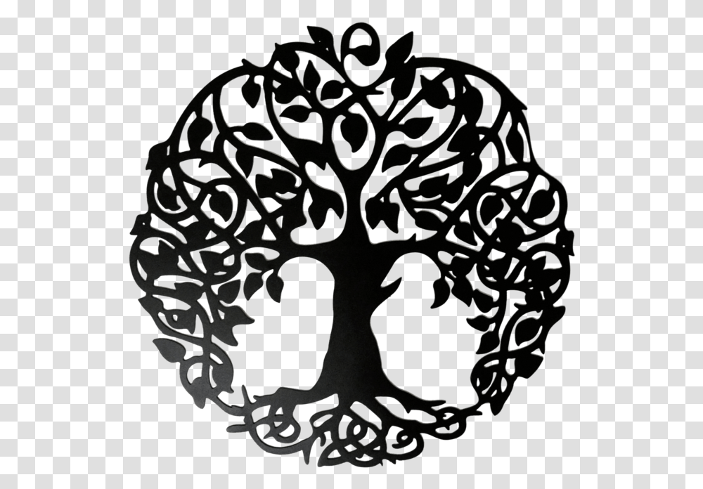 Tree Of Life, Rug, Silver, Stencil Transparent Png