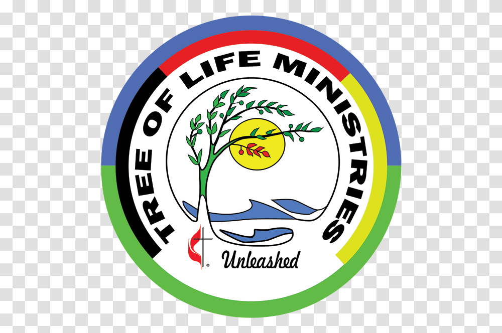 Tree Of Life Unleashing A New Logo United Methodist Church, Label, Text, Symbol, Trademark Transparent Png