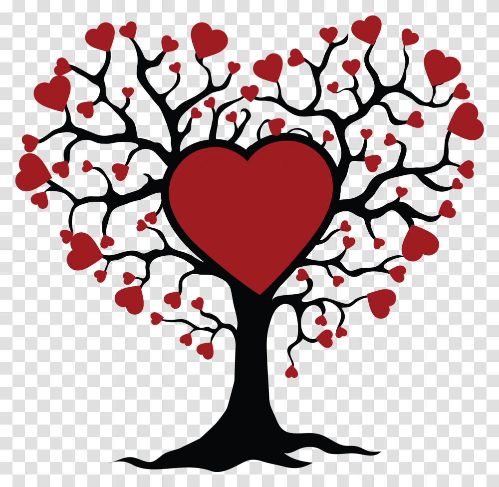 Tree Of Life Vector Tree Of Life With Hearts Download Albero Della Vita Disegno, Painting Transparent Png