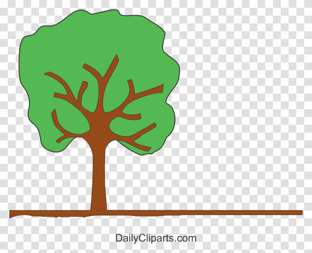 Tree On Land Clipart Image Tree With Land Clipart, Plant, Pattern, Ornament Transparent Png