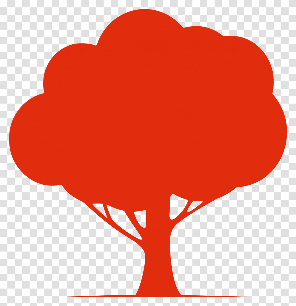 Tree Picture Black And White Files Pohon Vektor Merah, Flower, Plant, Blossom, Heart Transparent Png