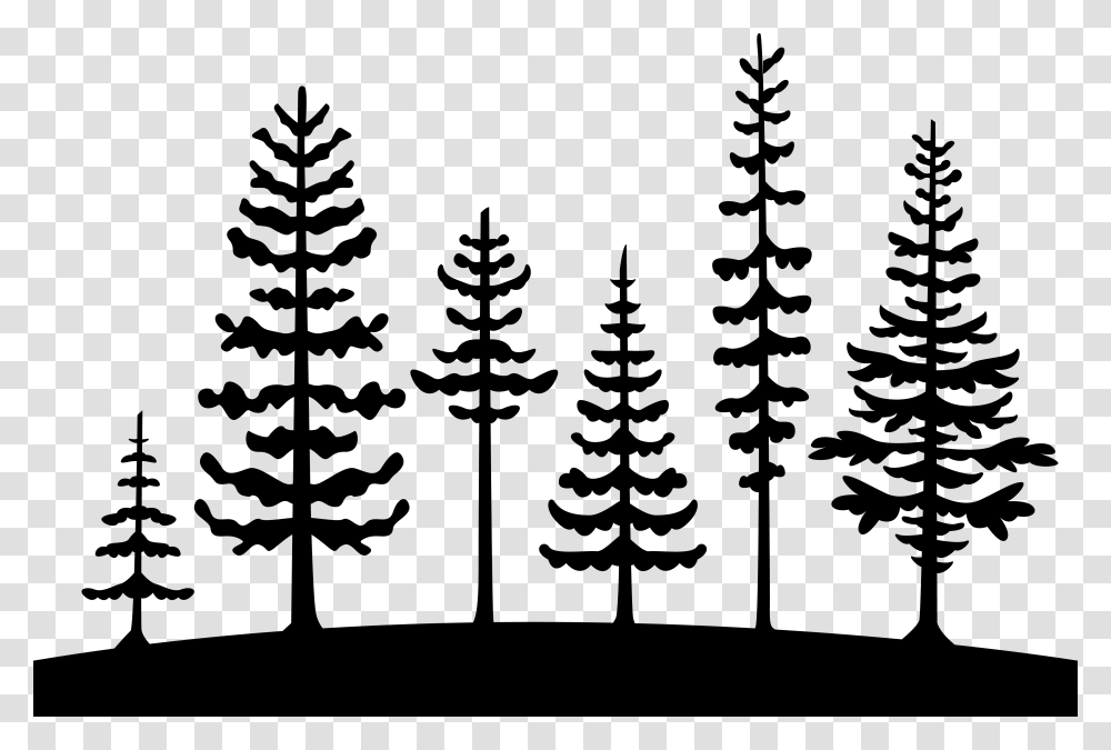 Tree Pine Clip Art Cedrus Libani Vector Graphics Vector Graphics, Plant, Stencil, Silhouette, Fir Transparent Png