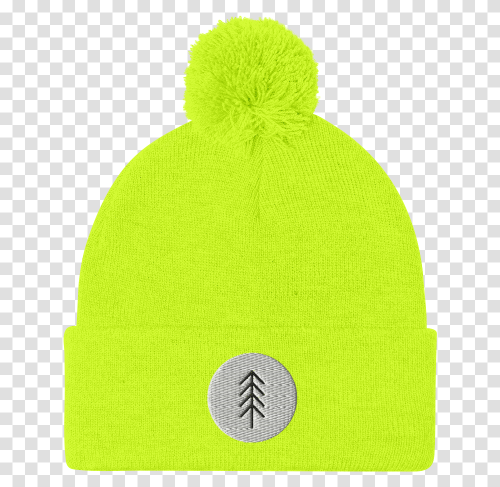 Tree Pom Beanie - The Outdoor Collective, Clothing, Apparel, Cap, Hat Transparent Png