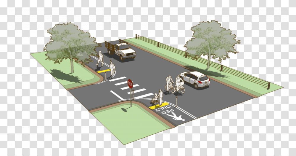 Tree, Road, Tarmac, Car, Vehicle Transparent Png