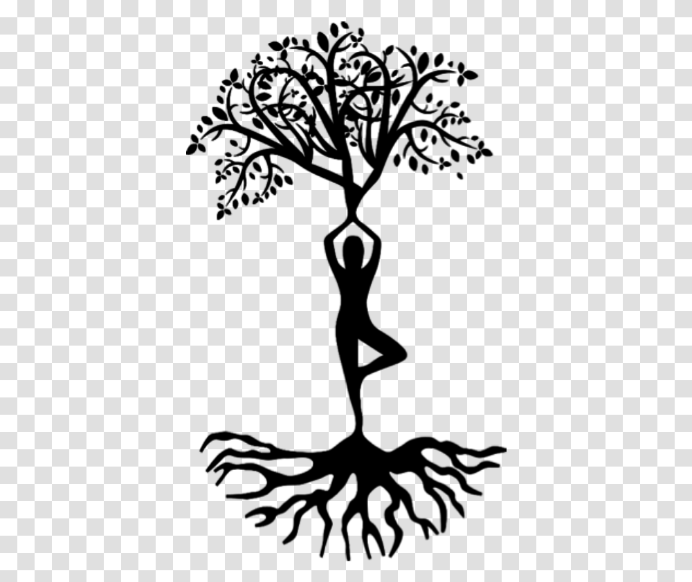 Tree Shadow Clipart Clipart Yoga Tree Pose, Gray, World Of Warcraft Transparent Png