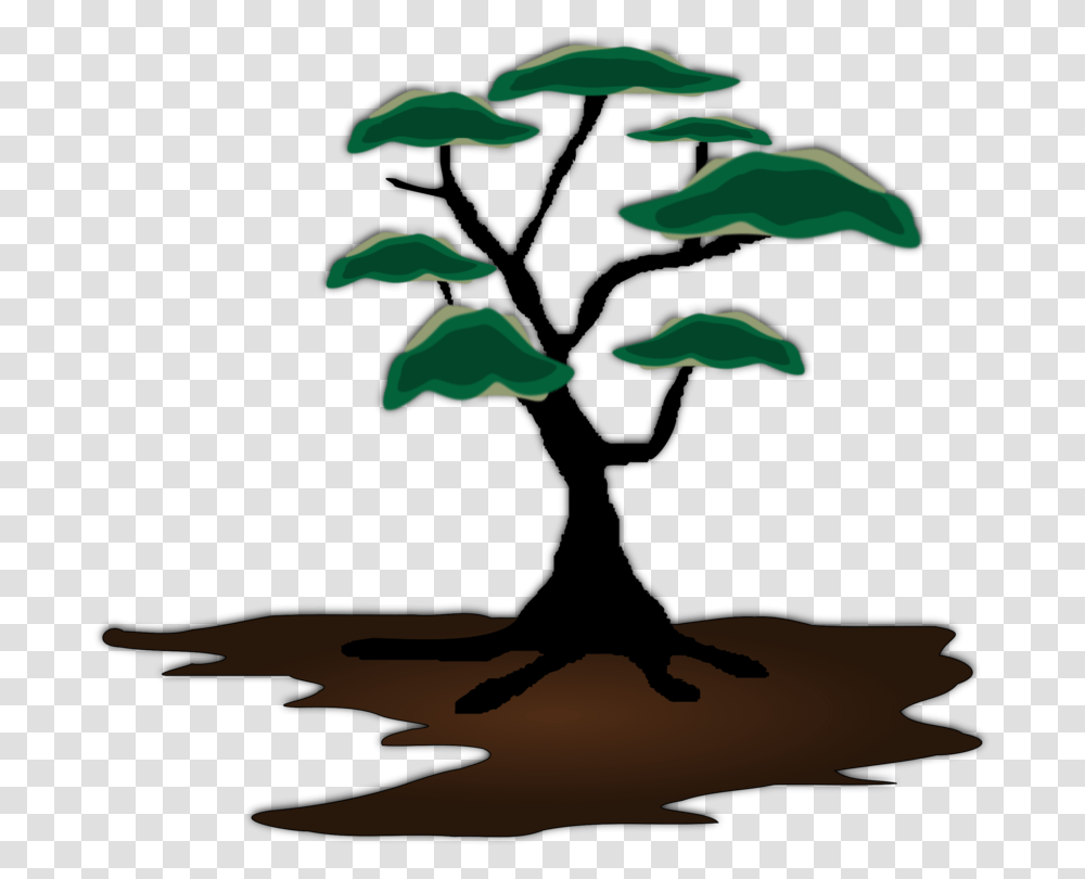 Tree Silhouette Africa Bonsai Drawing, Land, Outdoors, Nature, Animal Transparent Png