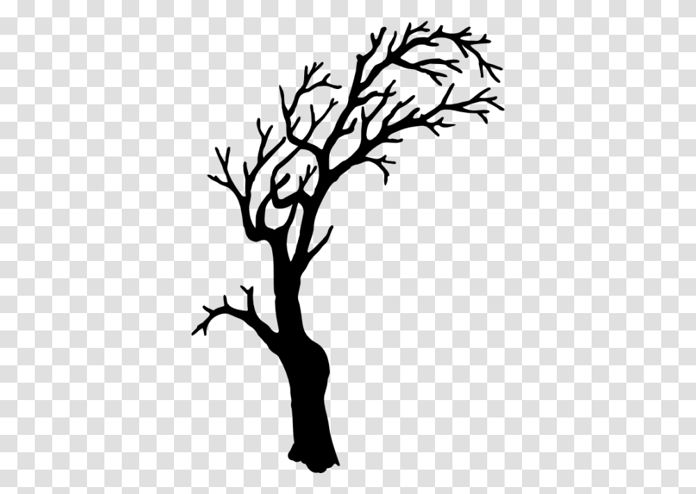 Tree Silhouette And Cricut Stuff Tree, Gray, World Of Warcraft Transparent Png