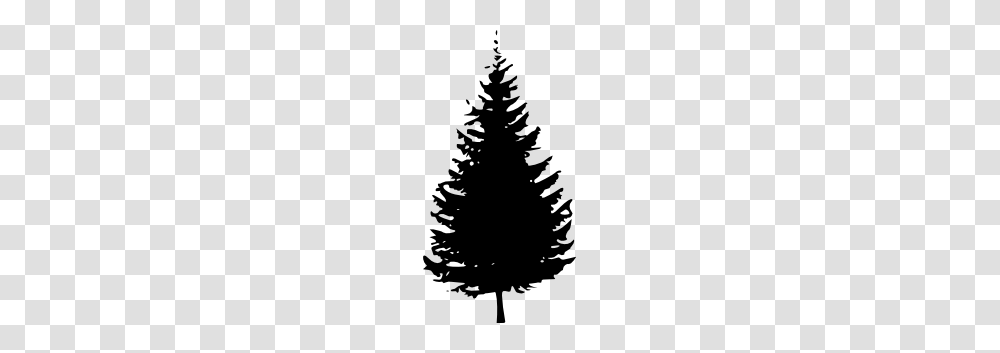 Tree Silhouette Clip Art Free Vector, Christmas Tree, Ornament, Plant, Stencil Transparent Png