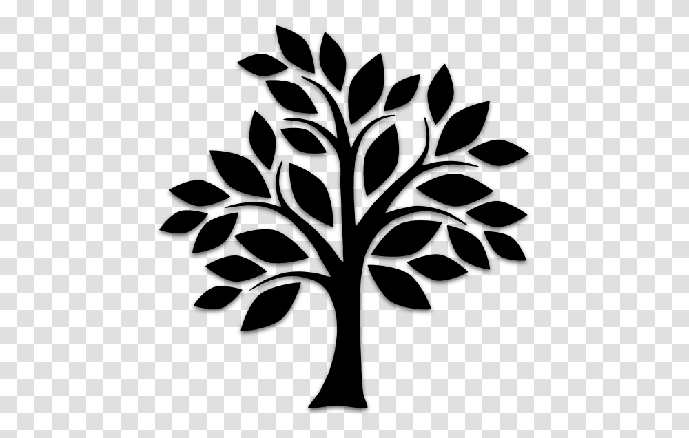 Tree Silhouette Drawing Royalty Free, Gray, World Of Warcraft Transparent Png